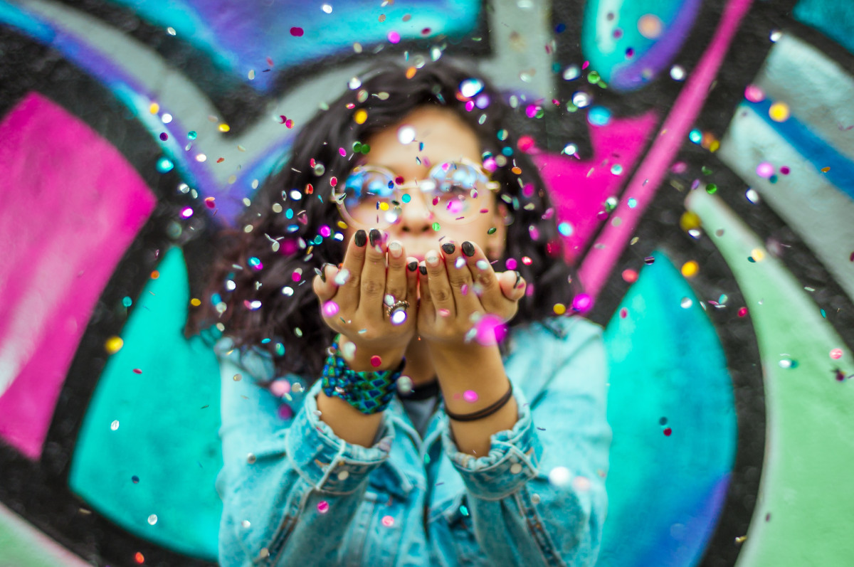 Confetti cloud - Credit: Hugo Ruiz